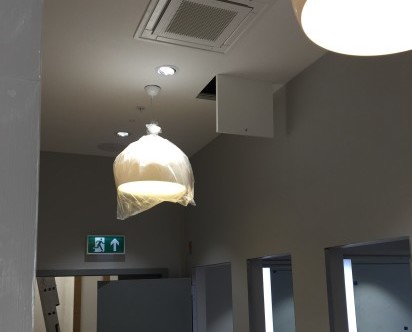 HBS Electrical commercial electrical services retail case study One New Change London LED lighting installation2