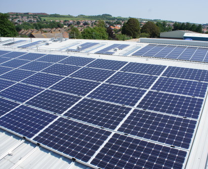 hbs new energies case studies solar for commercial commercial solar PV solar panels for business richmond-motor-group