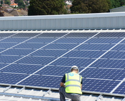 HBS new energies commercial solar pv installations solar panels for business case studies richmond motor group2