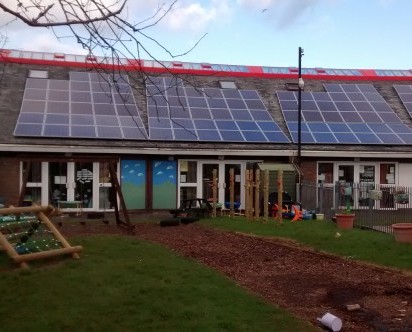 HBS-new-energies-public sector solar PV solar panel installations solar for public sector local authorities cardiff city council PV scheme case studies willowbrook school 1