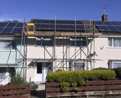 HBS New Energies solar for public sector case studies solar panels for social housing Westward Housing solar PV scheme